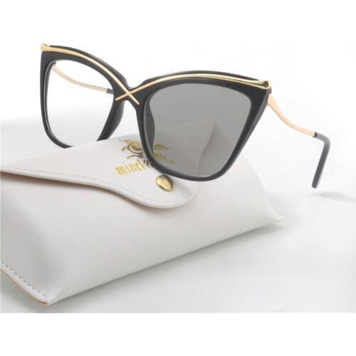 2019 Fashion New Reading Mirror Transition Sun Photochromic cat Reading Glasses Cat High-end Retro Reading Glasses FML