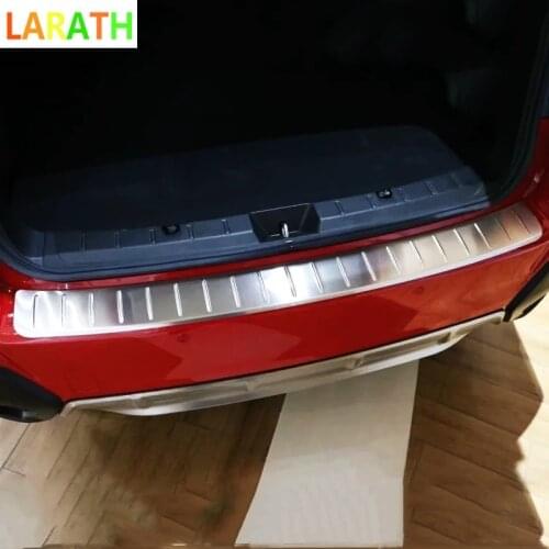 The New For Subaru XV GT3 GT7 2017 2018 Stainless Steel Rear Bumper Cover Frame Trim Car Styling Auto Accessories 1Piece/Set