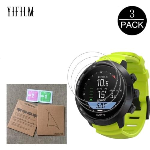 3Pack HD Clear Film For SUUNTO D5 DX D4F D6I D4I Novo Smart Watch Anti-shock 7H Nano Explosion-proof Screen Protector Not Glass