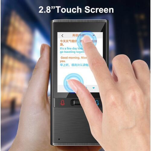 T9 2.8inch Screen AI Intelligent Voice Text Photo Translator Machine 2100mAh Multi-language Offline Real-time Simultaneous Trans