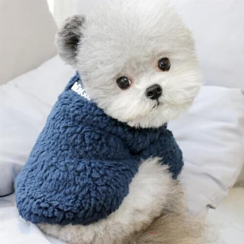 Winter Fleece Pet Dog Coat Jacket for Small Dogs Warm Puppy Cat Sweater Pomeranian Chihuahua Clothing Mascotas Clothes Costume