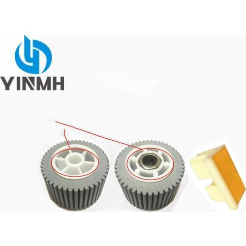 1sets New Pickup Roller For Ricoh DX2430C DX2430 DX 2430 2432C 3442C 3443C JP780C JP785C Pick Up Roller Separation pad