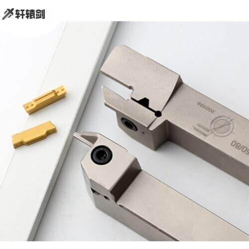 1PC MGHH2.5- 20R/L13-20/36 MGHH2.5- 20R/L15 -30/50 Face Grooving White Tool Holder Spring Steel Outer Circle Deep Cut CNC Lathe