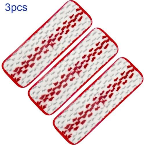 3Pcs Microfibre Floor Mop Pads Replacement For Vileda UltraMax Flat Mop Cloth Quick Drying Machine Washable Easy To Replace