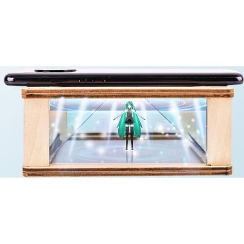 1Set 3D Hologram Stand Safe Hands-on Ability Brain Development 3D Holographic Projection Fun Scientific Experiment for Children