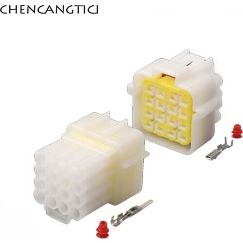 5/10/20/50 Sets 16 Pin Furukawa Sealed Automotive Cable Connector Male Female Plug Plastic Housing Socket FW-C-16F-B FW-C-16M-B