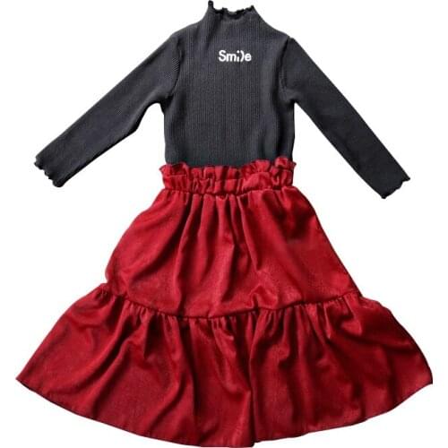 Children Fall Dress Winter Patchwork 2020 New Girls Dress Kids Princess Dress Baby Clothes Cotton Tops Ruffles Toddler, #1061