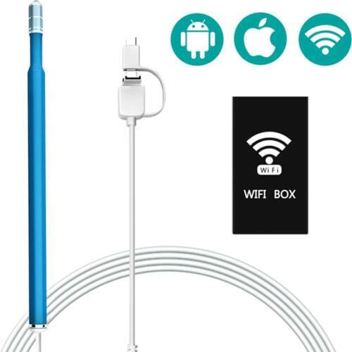 3 in 1 Mini Ear Cleaning Wireless High Definition Endoscope Camera Ear Pick WiFi Borescope For Smart iPhone/Android/ Windows