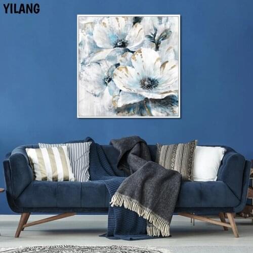 Classic Handmade Roses Oil Painting On Canvas Modern Art Cuadros Decor Posters And Prints Nordic Wall Picture For Living Room