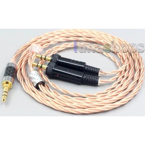 LN007183 Silver Plated OCC Shielding Coaxial Earphone Cable For Sony MDR-Z1R MDR-Z7 MDR-Z7M2 With Screw To Fix Headphone