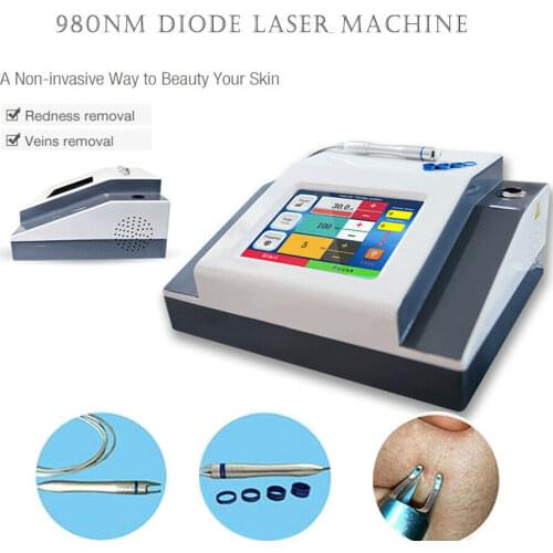 Best 980nm Diode Laser Spider Vein Removal Machine Permanent Vascular Therapy Veins/ Nail Fungus Laser Salon Home Use
