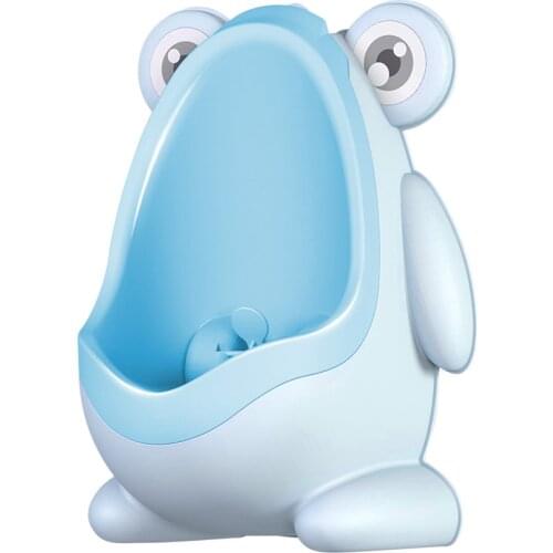 Cartoon Potty Training Urinal for Toddler Boys with Aiming Target Hanging Hole Wall Mount Suction Cup Boys Potty Training Toilet