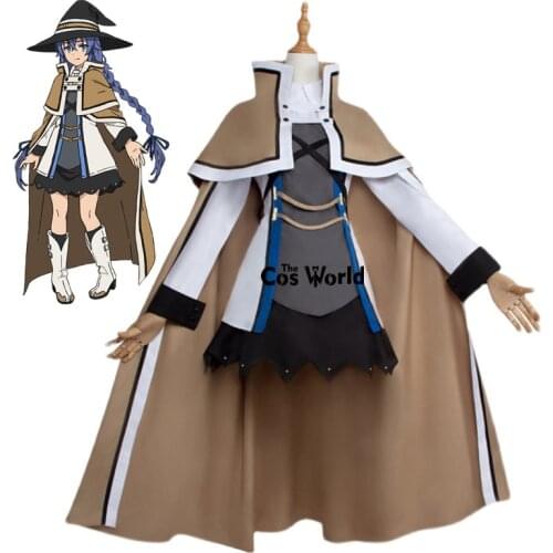 Mushoku Tensei: Isekai Ittara Honki Dasu Roxy Migurdia Cloak Tops Skirt Outfit Anime Cosplay Costumes