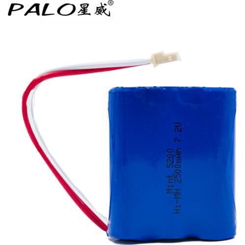 Ni-MH 7.2V 2500mAh Environmentally Friendly Robotcleaner Rechargeable Battery Pack for iRobot 380 mint5200 5200c 380t etc