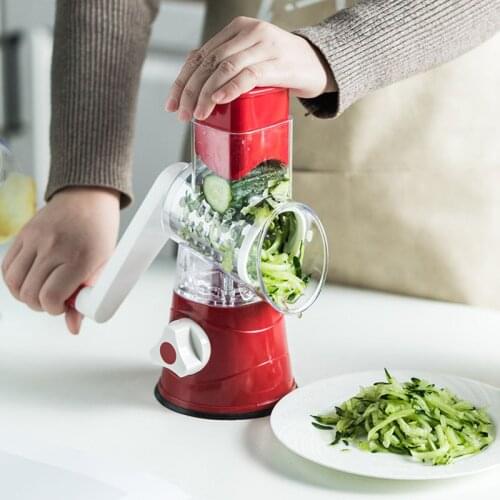 New Manual Vegetable Cutter Slicer Multifunctional Round Slicer Potato Cheese Kitchen Gadgets Multi-Function Kitchen Accessories