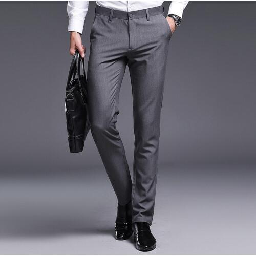 MRMT 2021 Brand New Mens Trousers Self-cultivation Business Ultra-thin Breathable Pants for Male Leisure Trouser