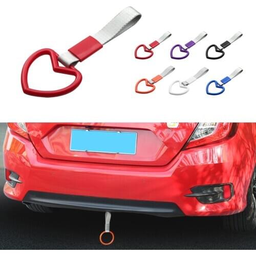 Heart-shaped Racing Car RV Bus Hanging Warning Ring Handle Strap Hook