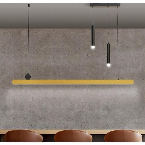 Industrial Pendant Lights Led Spotlight Black Led Pendant Lamp For Dining Room Kitchen Bar Nordic Living Rooom Lamp Dimmable
