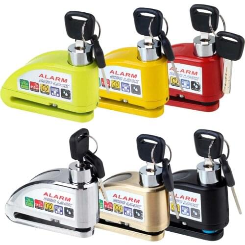 Anti-theft Waterproof Bicycle Motorcycle Alarm Lock Control Vibration Alarm Wheel Disc Brake Security Siren Moto Bike Lock