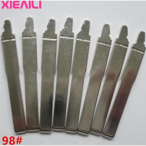 XIEAILI 50Pcs/lot For 98# Blank Remote Uncut Key Blade For Ford Focus S223