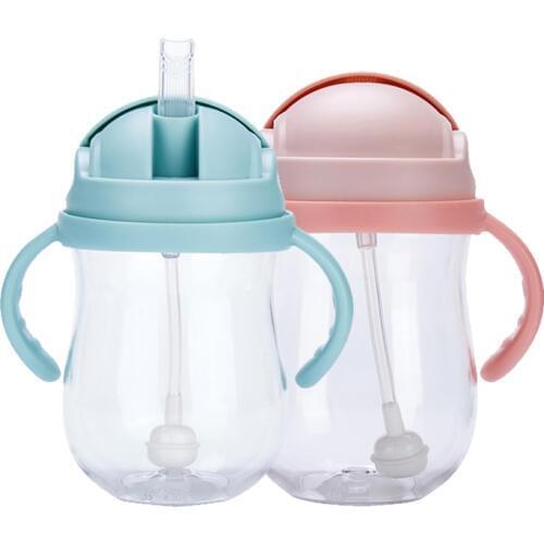 Silica Gel Feeding Kids Toddler Newborn Baby Drink Cups Water Bottles Kids Drinking Sippy A Cup with Straw Copo Infantil Drinker