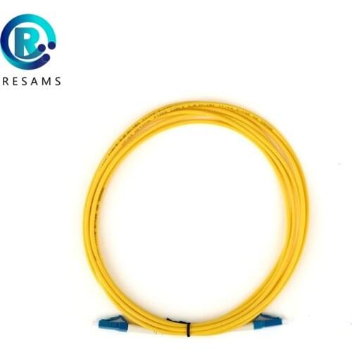 Resams LC UPC SM SX Transmission Stability Low Insertion Loss Professional Manufacturer Branch Fiber Optic Patch Cord