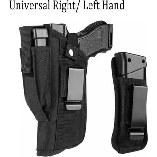 Tactical Universal Gun Holster 9mm Magazine Pouch for Glock 17 19 Sig Sauer p320 P226 Berertta M9 Left Right Hand Pistol Holster