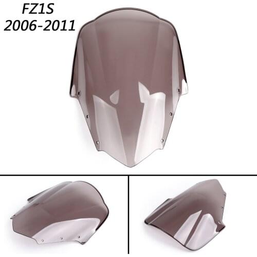 Artudatech Windshield Windscreen Double Bubble For Yamaha FZ1 FZ1S 2006-2011 Accessories Parts