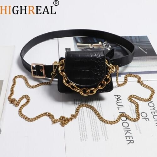 HIGHREAL Crocodile Pattern Vintage Leather Metal Lock Crossbody Bags For Women Small Handbags Ladies Shoulder Messenger Bag