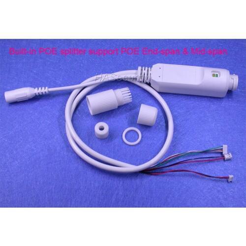 LAN cable Built-in POE splitter / regulator IEEE802.3af standard DC12V 500mA output for CCTV IP camera board module