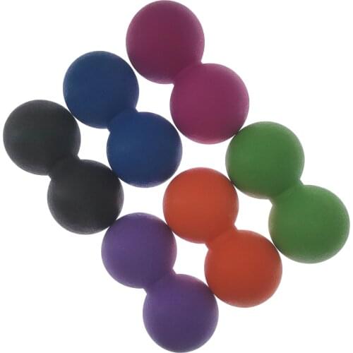 High Density Lacrosse Ball Gym Fitness Ball Therapy Relax Exercise Peanut Massage Ball Relieve Stress