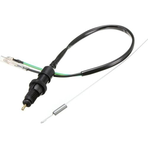 Motorcycle Bike Rear Brake Stop Light Switch + Spring For Honda Kawasaki Suzuki