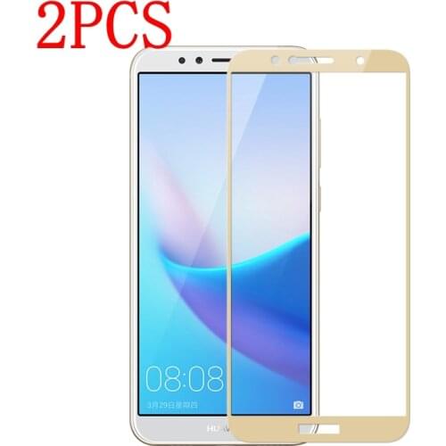 2PCS Full Cover Tempered Glass For Huawei Y6 Prime 2018 Screen Protector protective film For ATU-L31 ATU-L42 glass