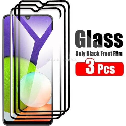 3 Pcs Front Protection Glass For Samsung Galaxy A22 4G Tempered Glass On For Samsung A22 5G Screen Protector Film Galax A 22