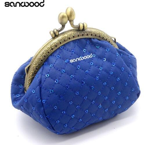Women Fashion Rhombic Pattern Wallet Card Coin Purse Clutch Handbag Mini Bag