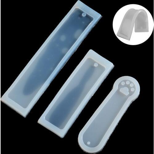 3pcs/Set Cat Claw Silicone Bookmark Mold DIY Bookmark Mould Making Jewelry DIY Craft Silicone Transparent Mold