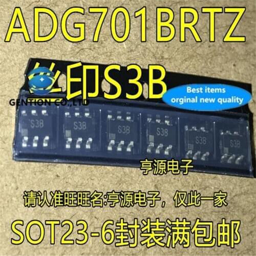 5Pcs ADG701 ADG701BRTZ Silkscreen S3B SOT23-6 Analog switch multiplexer in stock 100% new and original