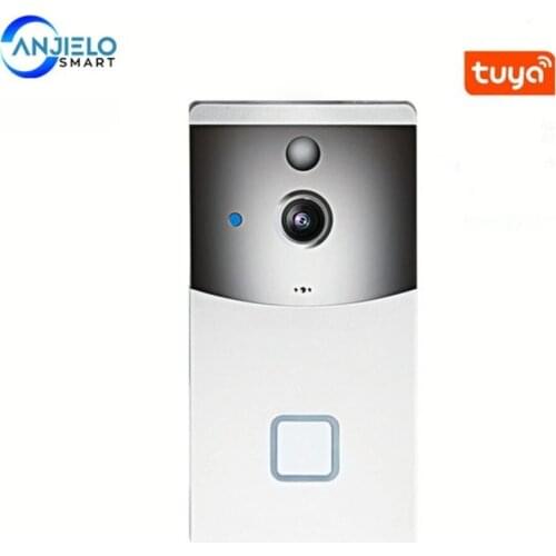 Anjielosmart Wireless Video Doorbell Camera with Motion Detection, 2-Way Audio, Night Vision, Weather Resistant with Tuya APP