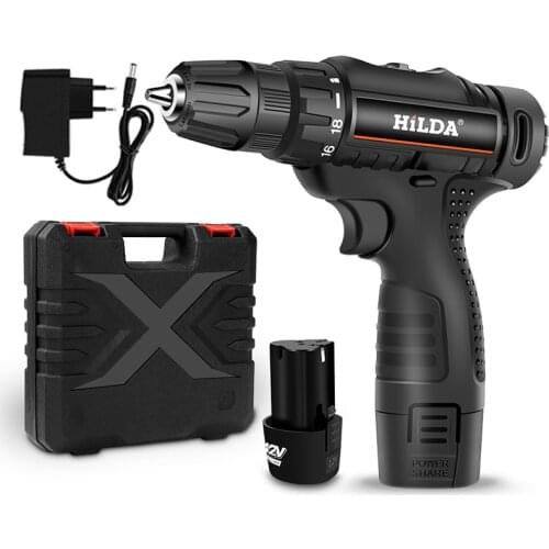 Brushless Hammer Drill 60NM Impact Electric Screwdriver 3 Function 20V Steel / Wood / Masonry Tool Bare Tool By PROSTORMER