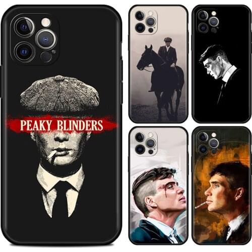 Peaky Blinders Cell Phone Case for iPhone 11 Pro 12 Mini XR X 7 8 6 6S Plus XS Max 5 5S SE 2020 Black Cover Shell Coque