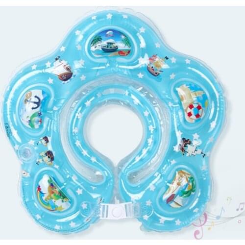 Baby Swimming Ring Baby Swimming Collar Inflatable Floating Ring Newborn Safety Aid Swimming Pool Toy