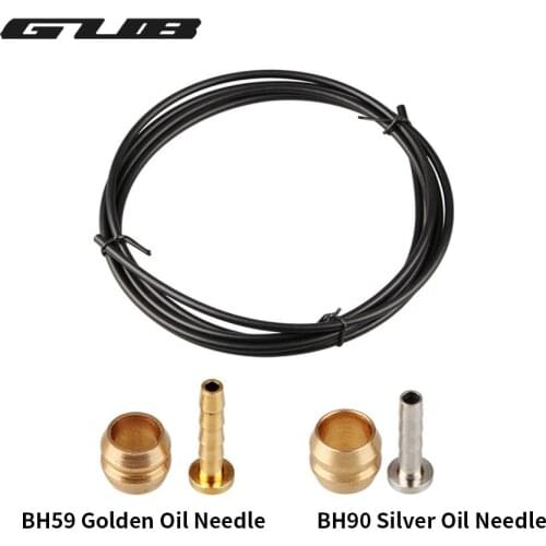GUB BH59/BH90 Tubing Olive Head Set 2.5m Black Tubing Mountain Bike Brake Tubing Olive Head Oil Needle Parts 1 Set