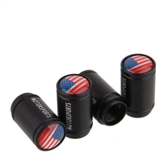 Car Tire Valve Stem Caps 4pcs Aluminum Wheel Valves Tyre Stem Best decoration and protection for your car