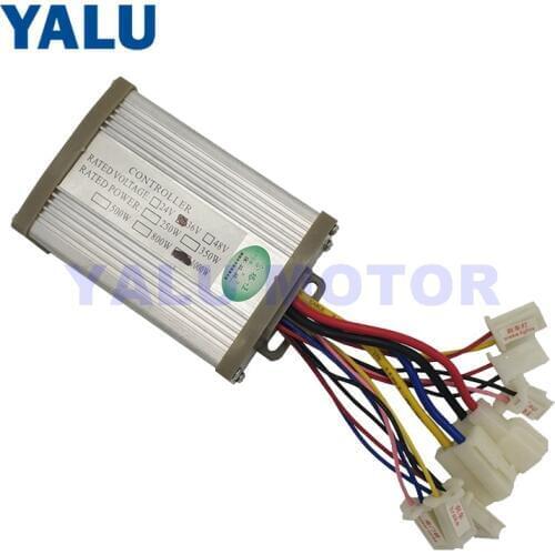 Electric Bicycle Controller 24V 36V 48V 1000W DC Brushed For E bike Scooter Skateboard Part Fit Battery Motor Engine Part
