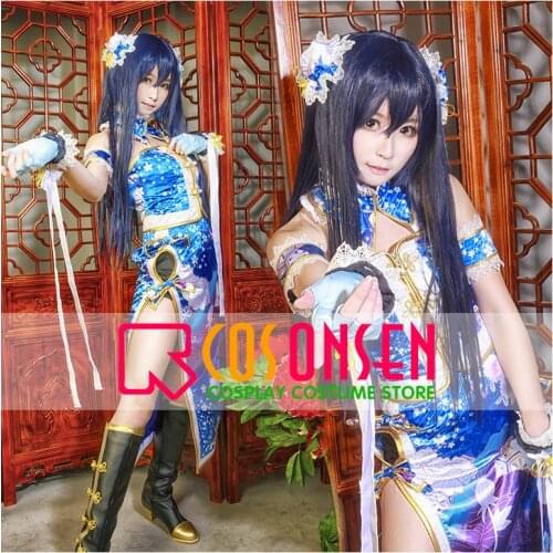 COSPLAYONSEN LOVE LIVE! Umi Sonoda Awaken UR Cheongsam lovelive Cosplay Costume All Sizes