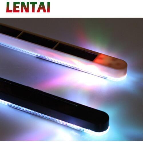 LENTAI 1PC Car window solar atmosphere light LED lamp For BMW E90 F30 F10 Audi A3 A6 C5 C6 Opel Insignia Alfa Romeo 159 giulia