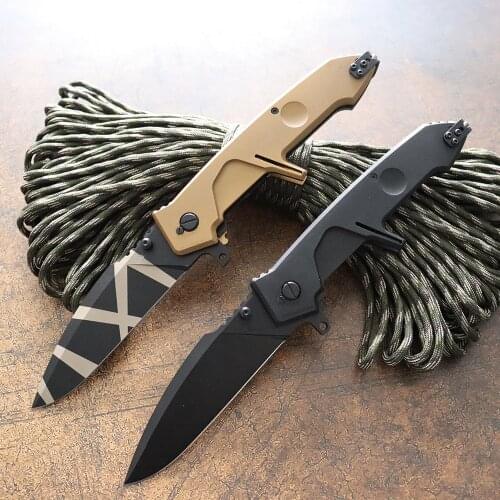 MANCROZ MF2 Outdoor Camping Folding Knife N690 Blade 6061-T6Aluminum Alloy EDC Hunting Tactical Knives