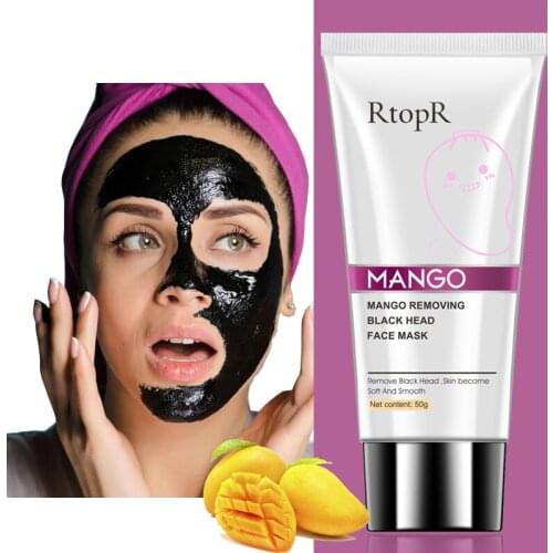 Mango Removal Blackhead Acne Mask Oil Control Shrink Pores Nourishing Moisturizing Mask Whitening Exfoliating Skin Care