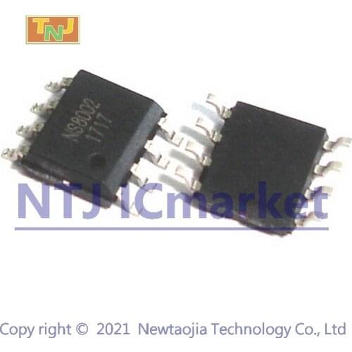 50 PCS NS8002 SOP-8 IC CHIP,3W Mono audio amplifier IC CHIP