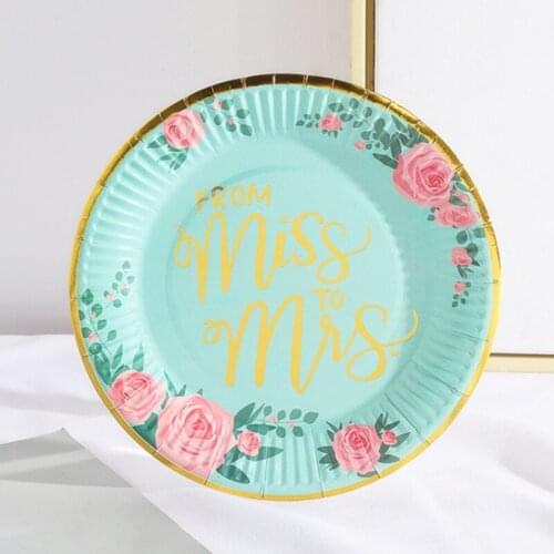 Party Disposable Plate Dish Cups Cutlery Cake Dessert Fruit Tray Table Decoration For Birthday